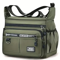 Multi-Layer Men's Messenger Bag Durable Crossbody Shoulder Bags for Men with Multiple Pockets Sling Pack For Work Travel Casual