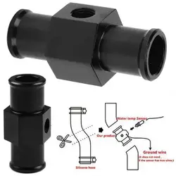 Universal 16MM/18MM/20MM/22MM Adapter Hose Tee Joint Pipe Radiator Sensor Motorcycle Accessories Water Temperature Gauge