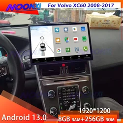 13.1“ For Volvo XC60 2008-2017 Android 13 Car Radio Navigation GPS Multimedia Player WiFi 4G DSP Stereo Wireless Carpaly NO 2din