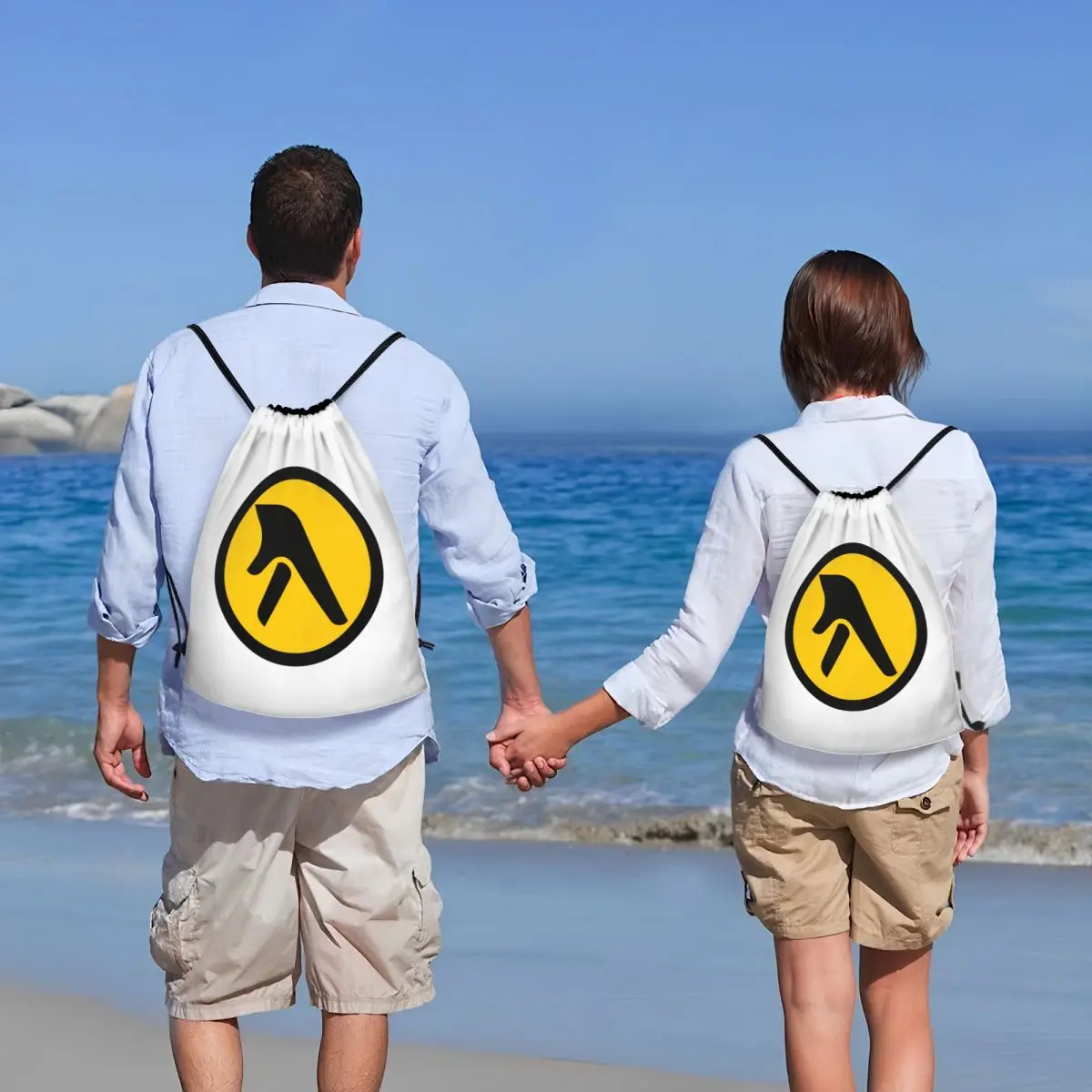 حقائب ظهر برباط من Aphex Twin Half Life للرجال والنساء قابلة للطي لصالة الألعاب الرياضية وحقيبة ظهر للتدريب على الموسيقى الإلكترونية #6