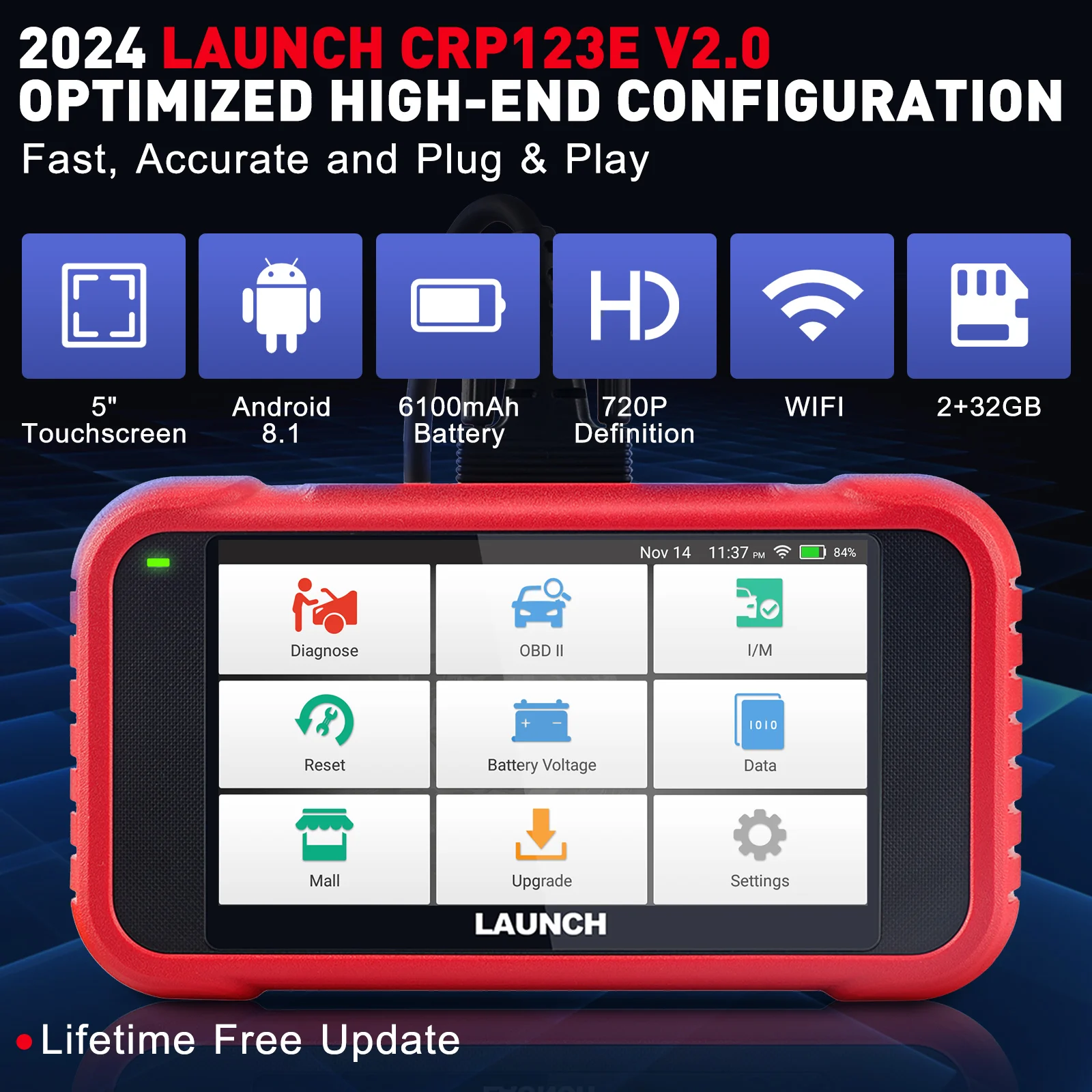Launch X431 CRP123E V2.0 : Le Scanner OBD2 Professionnel à Ne Pas Manquer en 2024