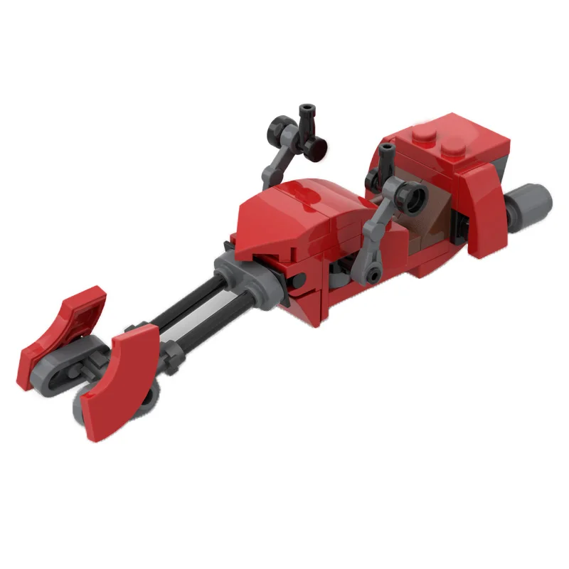 

48 PCS Star Batter Series Red Style Wings MOC Building Blocks For Adult Model DIY Bricks Educational Children Toy Birthday Gifts