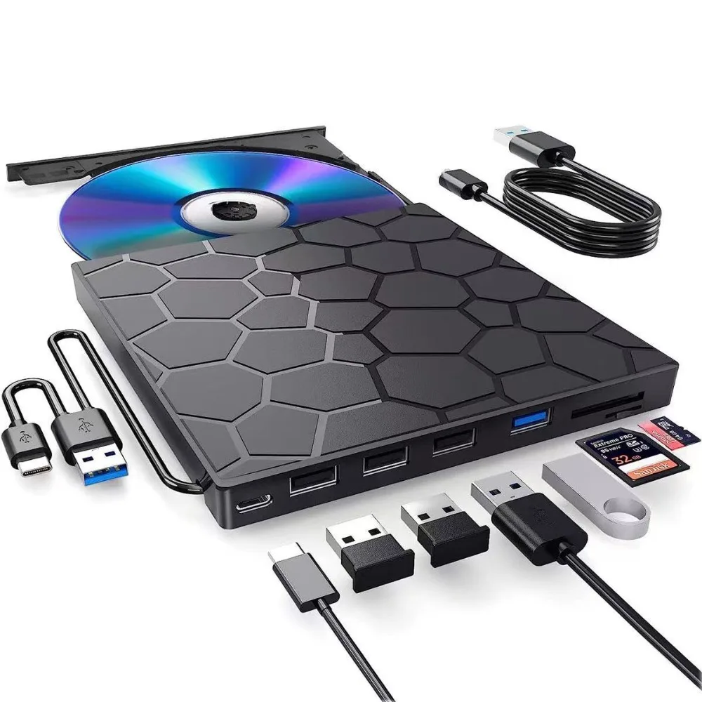 lecteur-optique-externe-multifonction-usb-avec-fonction-carte-sd-tf-interface-type-c-graveur-blu-ray