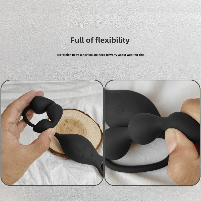 المكونات الشرج تدليك البروستاتا اللاسلكية التحكم عن بعد الاهتزاز حركة الشحن لينة سيليكون ملابس صامتة رجل واحد خارج #3