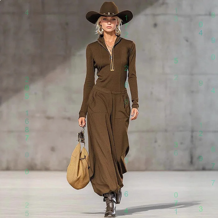 

Women Zipper Top Wide Leg Pants Sets 2 Piece Outfits Jumpsuit Overall Spring Summer