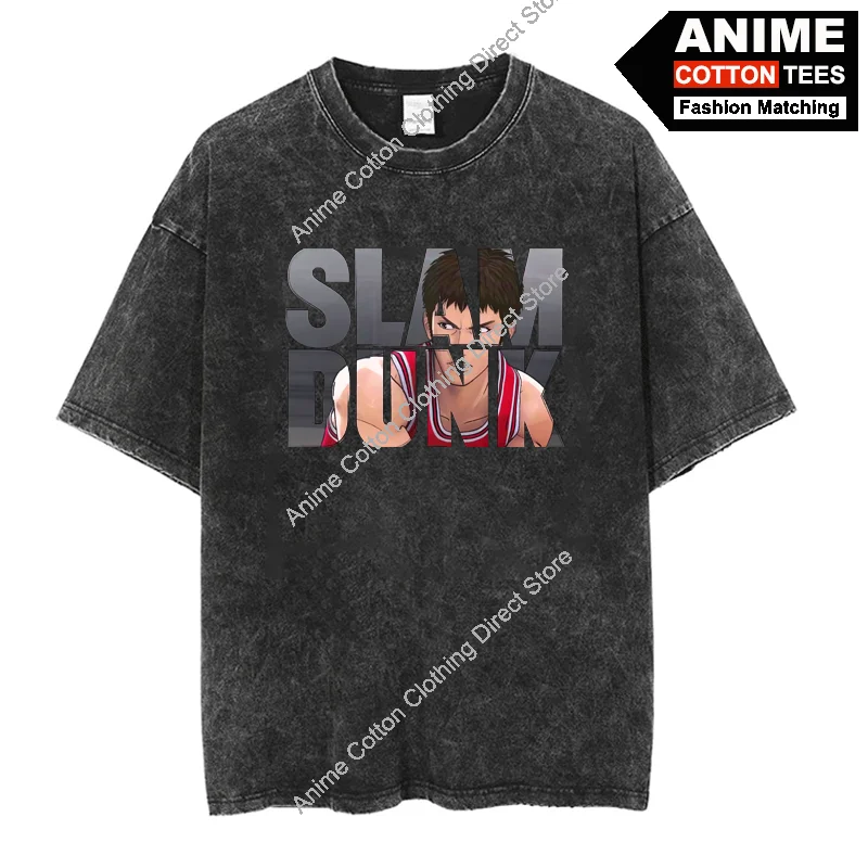 

Anime SLAM DUNK Mitsui Hisashi T Shirt Y2k Harajuku Hip Hop Casual Unisex Streetwear T-shirt Vintage Cotton Oversized Loose Tees