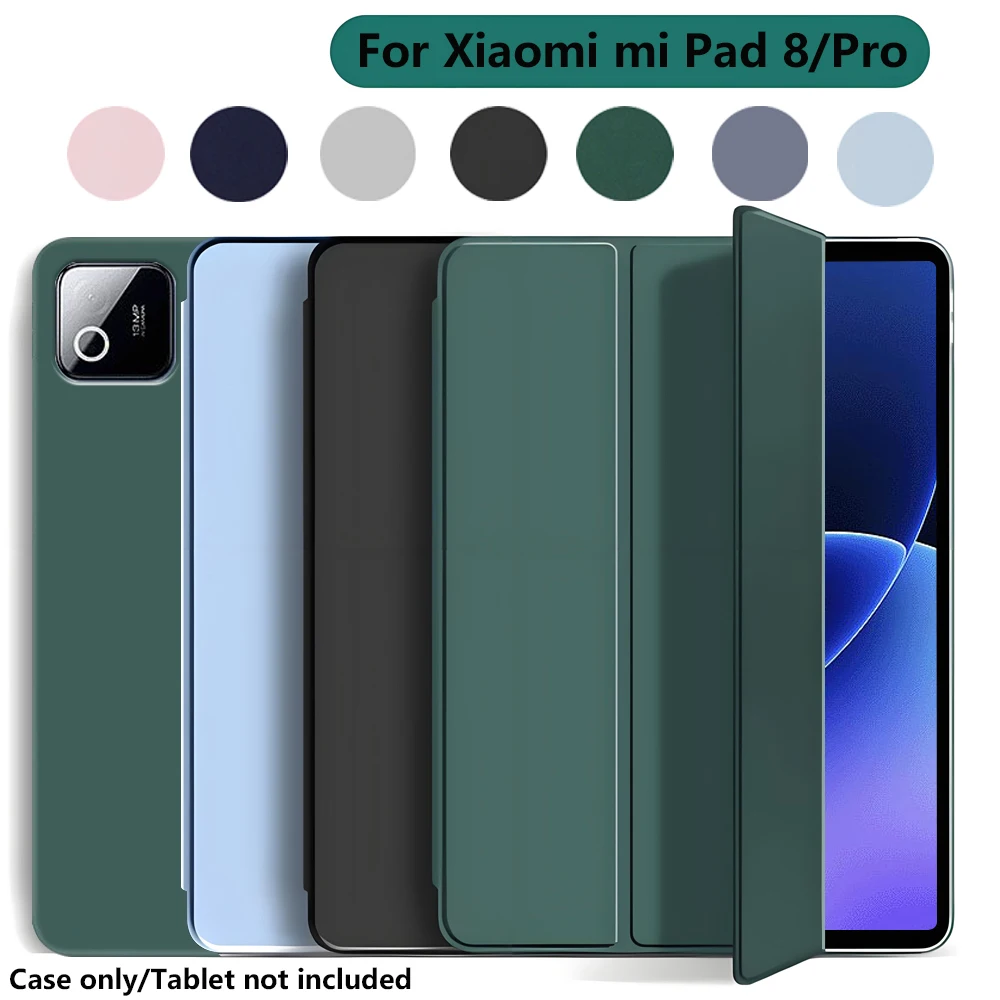 Flüssige Silikonhülle Kompatibel mit Xiaomi Pad 8 Pro, Matte Weiche Anti-Fingerabdruck Vollständige Abdeckung Stoßfeste Tablet-Schutzhülle