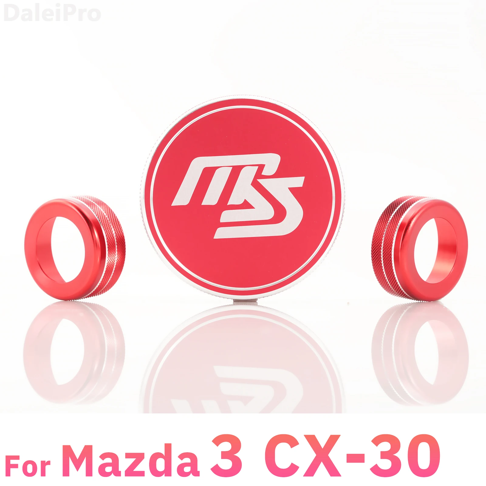 

Для Mazda 3 2019-2023 CX-30 2020-2022 автомобильная ручка переключателя кондиционера, крышка ручки переключения передач, кольцо, накладка, аксессуары для интерьера