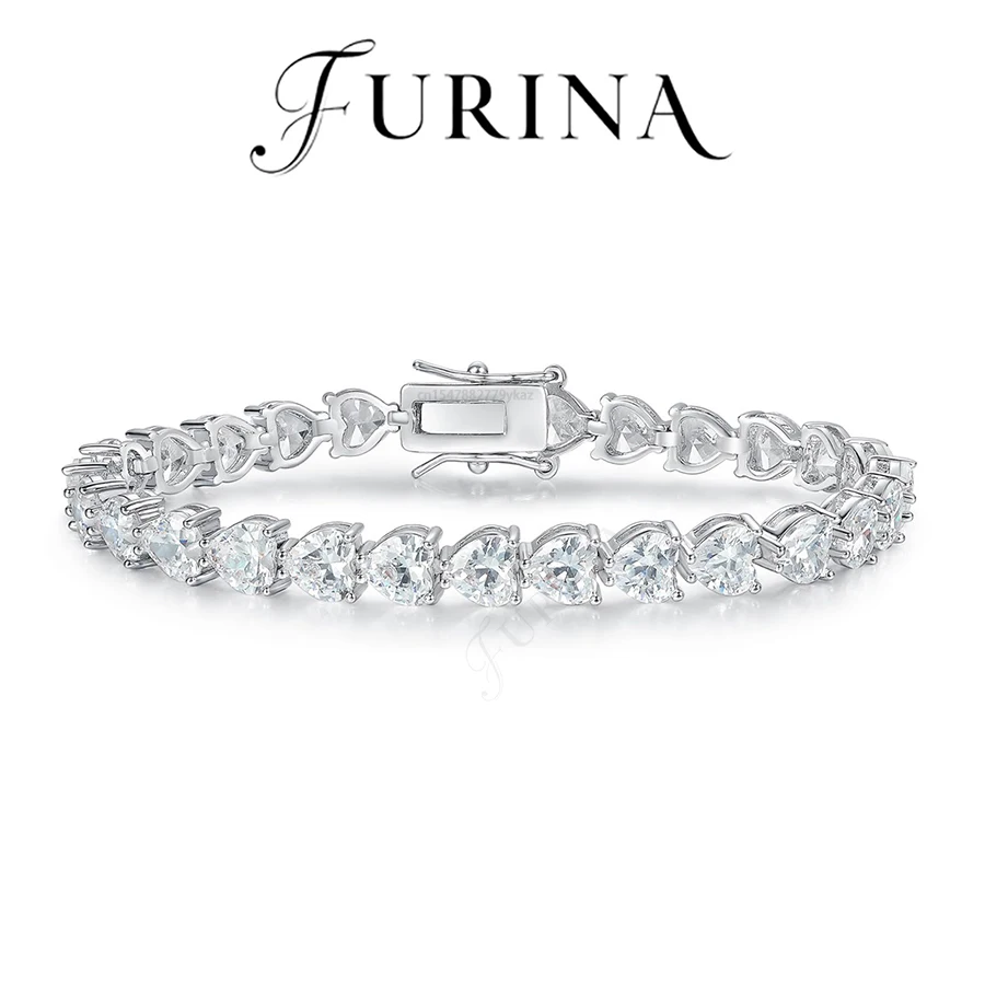 

Браслет Furina с покрытием 18 карат, 5А, циркон, модные роскошные украшения, 2025 год, горячая подруга, жена, Рождество, День святого Валентина, идеальный подарок