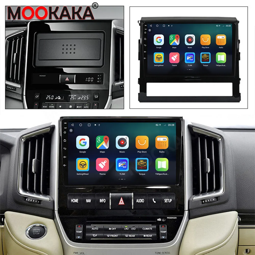 For Toyota Land Cruiser Prado 150 2015-2018 Android 13 Smart Car Accessories Automobile Radio Multimedia Video Player Navigation