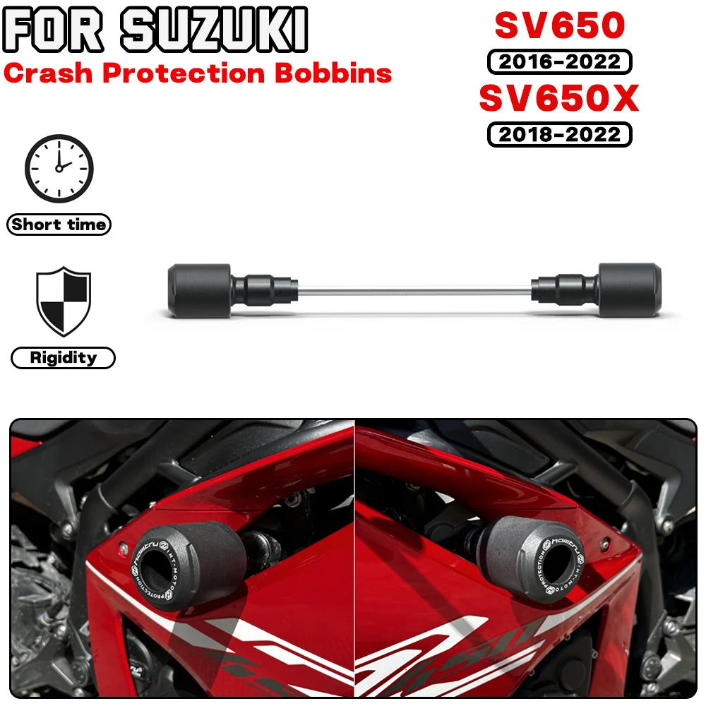 

For SUZUKI SV650 SV650X 2016 2017 2018 2019-2022 Motorcycle Frame Crash Protection Sliders Falling Protector Engine Protect Kit