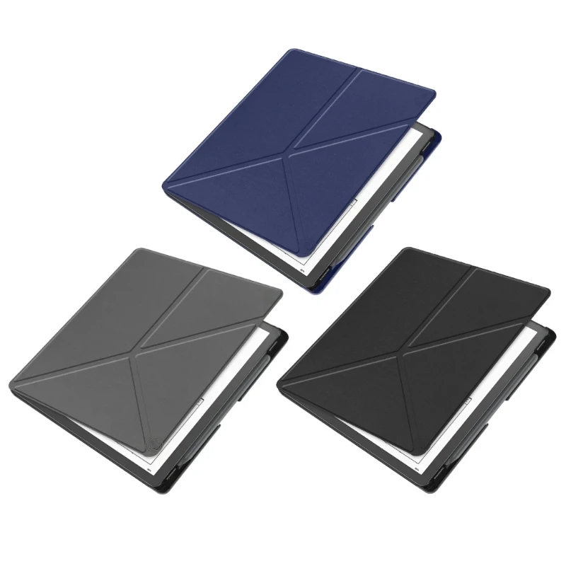 Multi-folding Protective Case Stand Cover for Scribe 2024 10.2inch Full Coverage with PU Leather and Soft Lining