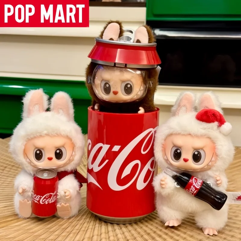 

Genuine POP MART Labubu The Monsters Coca Cola Series Blind Box Vinyl Face Plush Dolls Toys Pendant Action Figure festival Gifts