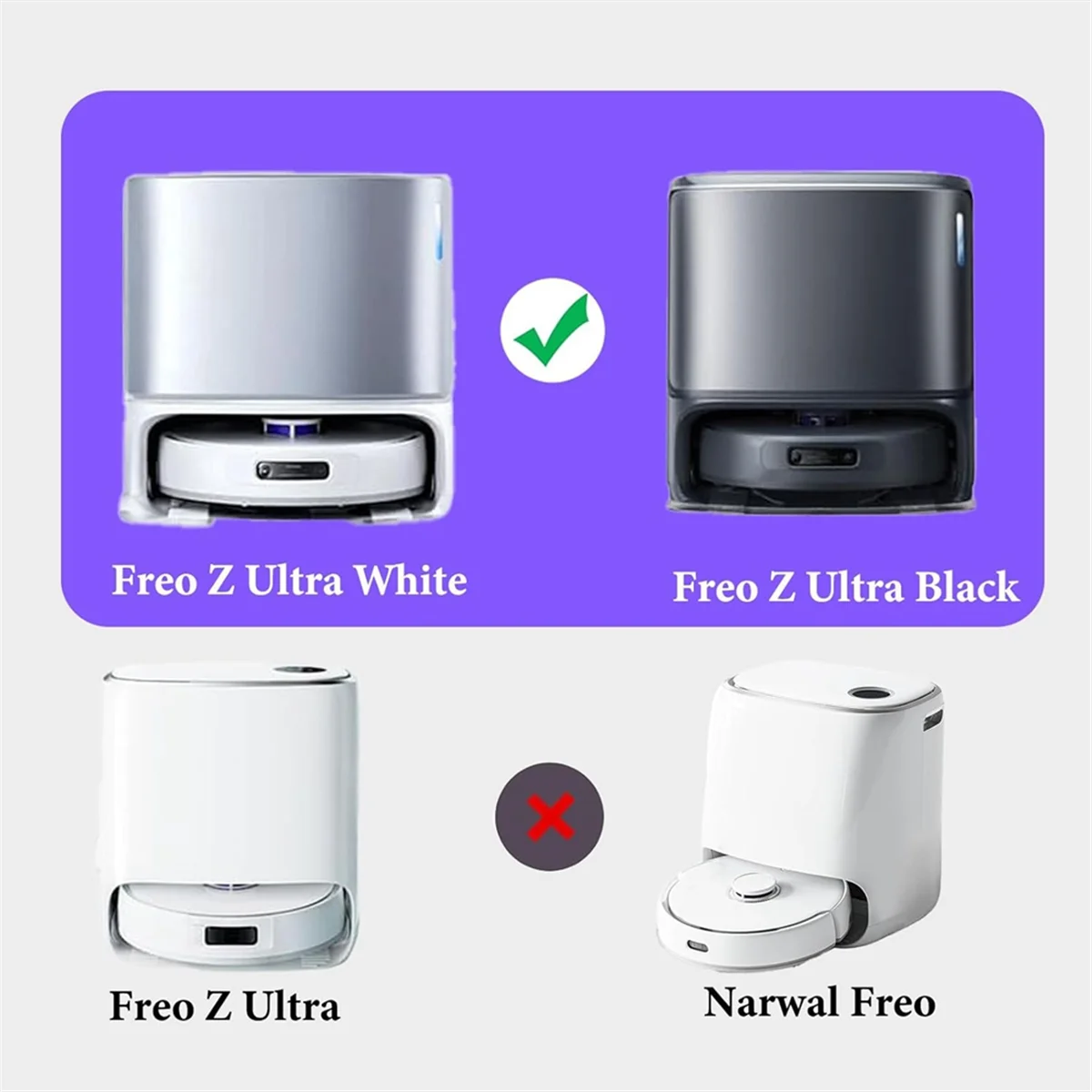 

TOP DEALS For Freo Z Ultra Robot Vacuum Cleaner Main Side Brushes HEPA Filters Mop Cloth Dust Bags Accessories