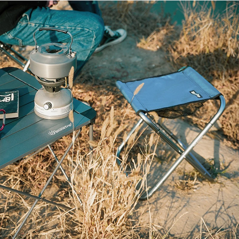 33*36*40cm Lightweight and Compact Folding Camping Stools Aluminum Alloy High Strength Sturdy and Stable Design