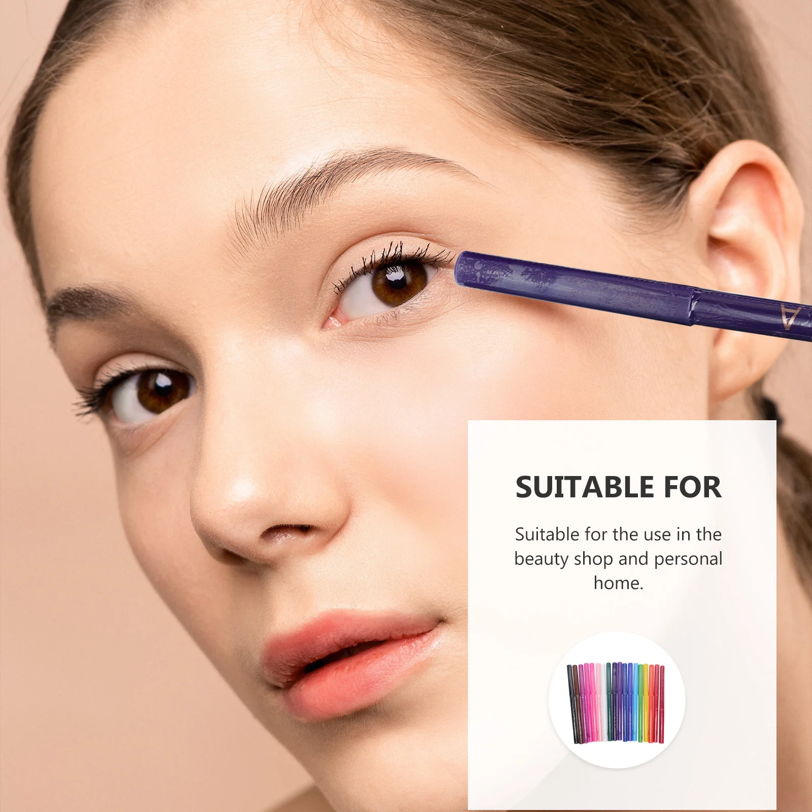 18 pçs canetas delineador à prova dwaterproof água cores vibrantes fácil aplicar ferramentas de maquiagem para mulheres delineadores conjunto acessórios