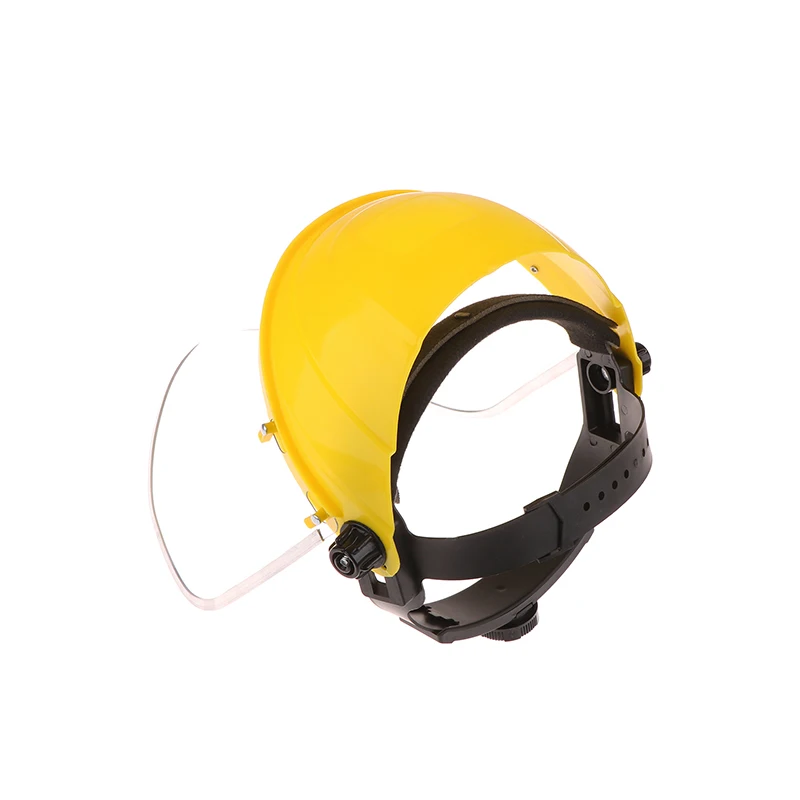 Imagem -05 - Transparente Head-mounted Full Face Shield pc Head-mounted Eye Screen Hat Máscara de Proteção Ocular Equipamento de Motocicleta