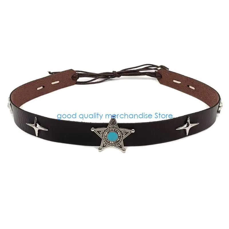 

Y5JD Декоративные ремни для шляп, прошитый ремень для замены шляп Western и Fedoras