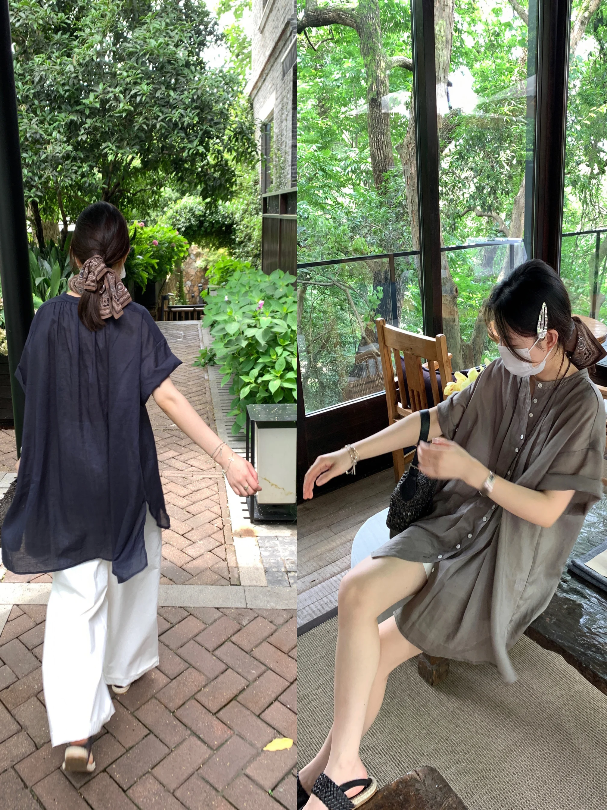 

Motzu Japanese Sle Thin ort Sve Silk Women's irt Summer 2025 New Trend ort Length Lightweight Top