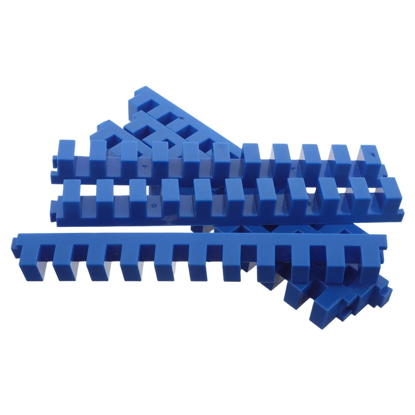 

6Pcs Domino Connection Kit Creative Family Game Layout Template Domino Building Set Accessories for Stacking Toppling