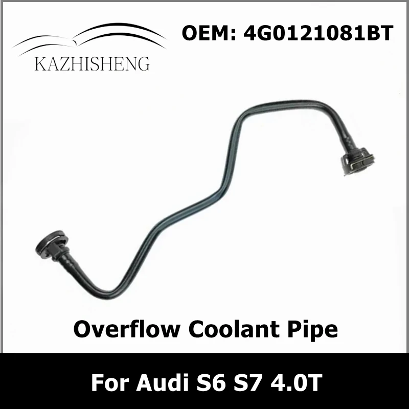 4G0121081BT Engine Crankcase Breather Hose Radiator Overflow Coolant Pipe for Audi S6 S7 4.0T