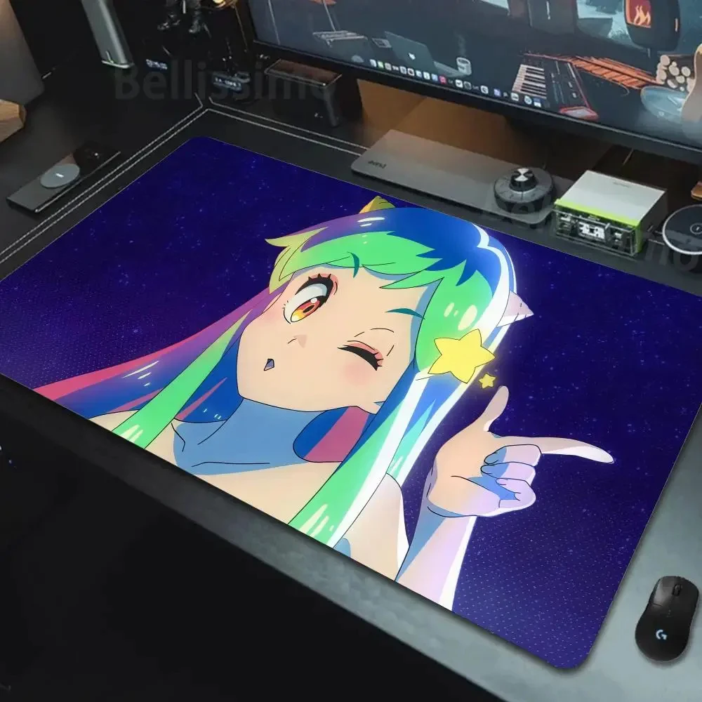 

Urusei Yatsura Mouse Pad Anime Girl Computer Gamer Large Rubber Art Mousepad Laptop anti slip Desk Mat Keyboard accessory pad