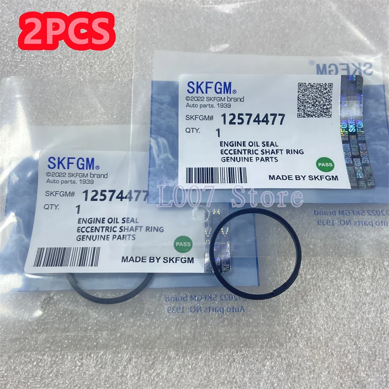 

2PCS NO: 12574477 Camshaft Oil Seal Seal Ring For Chevrolet Colorado Equinox Cadillac 2.4L Buick New Lacrosse Regal