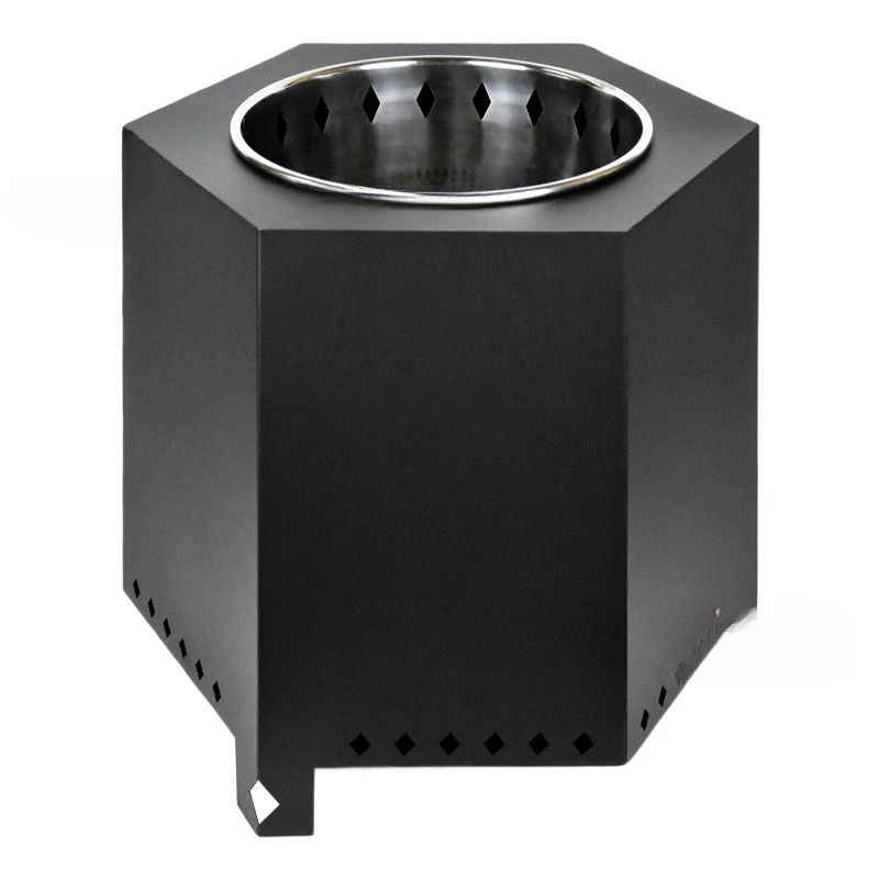 

Polygonal oven, high temperature resistant, smokeless, wood fired stove, easy to carry, convenient outdoor stove