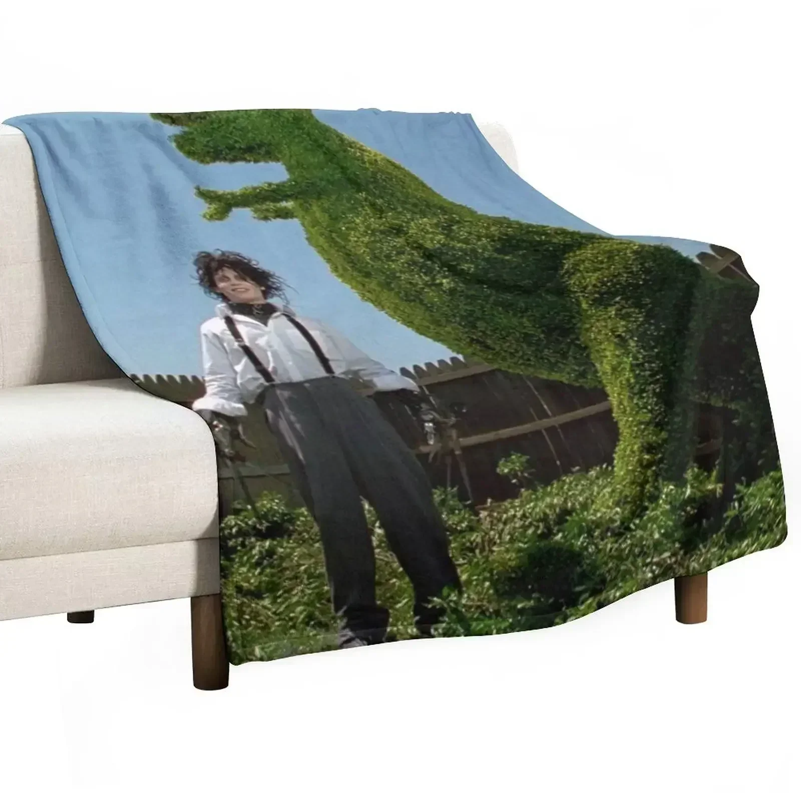 

Edward Scissorhands ''T-rex'' Throw Blanket Portable Lightweight Blanket for Travel Camping