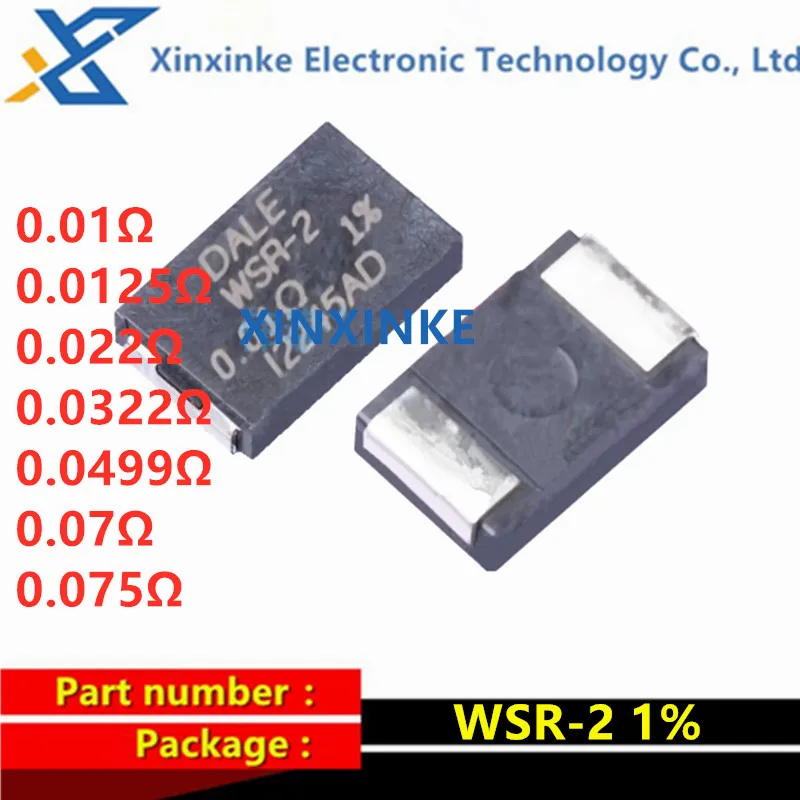 WSR-2 1% 2W DALE 0.01Ω 0.0125Ω 0.022Ω 0.0332ohm 0.0499Ω 0.07Ω WSR2R0332FEA 4527 75PPM Current Sensing Resistor 2watt