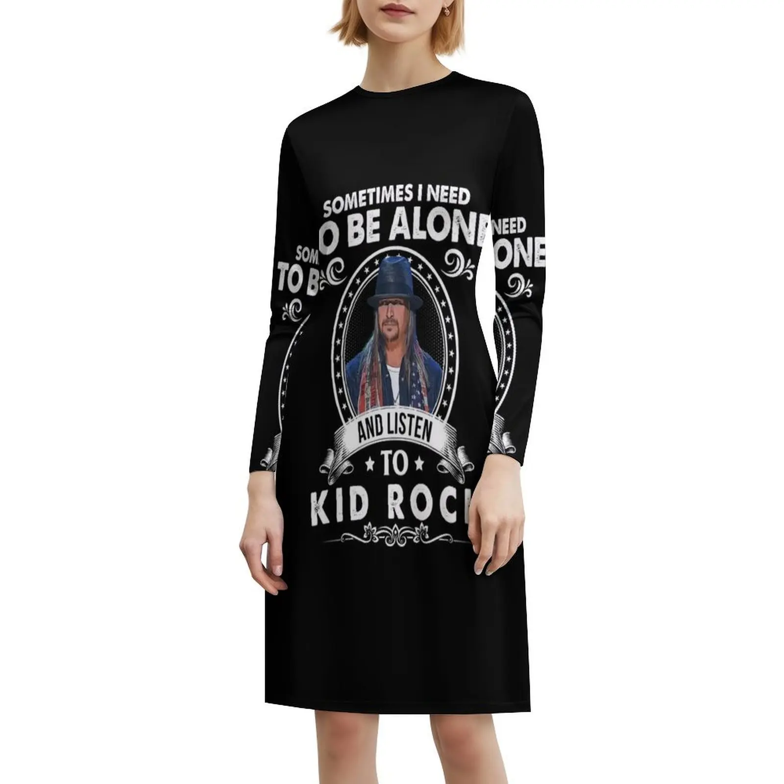 أحيانًا أحتاج إلى أن أكون وأستمع إلى فستان Rock الكلاسيكي المثير للإجازات للنساء وحفلات الشاطئ وأعياد الميلاد فستان قصير للأطفال الصغار