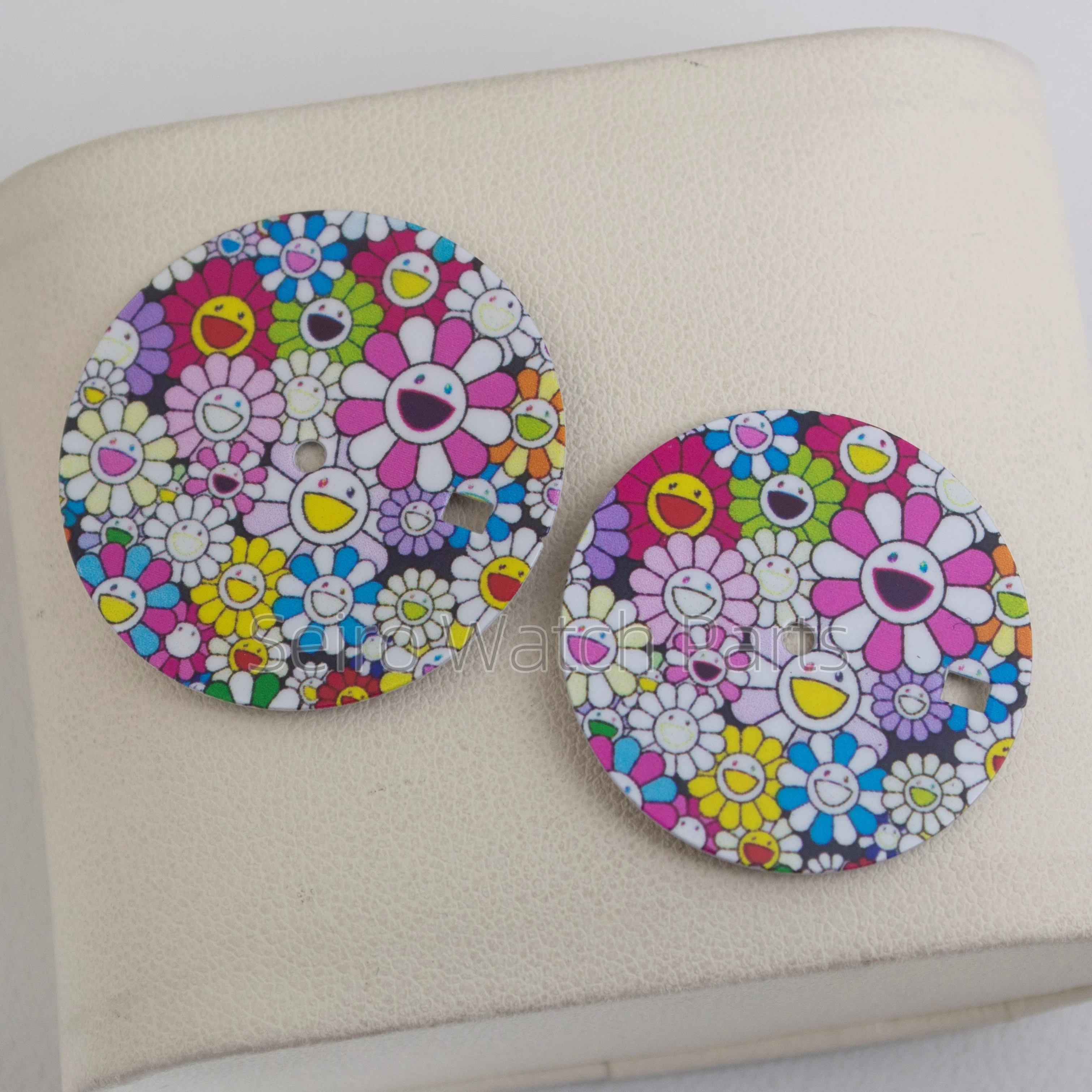 31.5MM/28.5MM Floral Watch Dial for SUB Datejust NH35 NH36 4R 7S Movement Sun Flower Modified Watch Face Dial Accessories