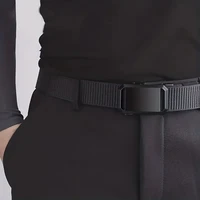 New Automatic Buckle Belt, Canvas Tactical Workwear Casual Outdoor Military Training Pants Belt For Men 2
