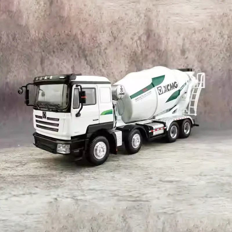 

Diecast 1:35 Scale Alloy Concrete Mixer Truck Engineering Vehicle Model Finished Product Simulation Toy Static Display