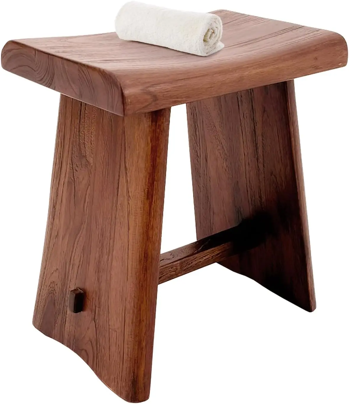 Teak Shower Stool, 15.8