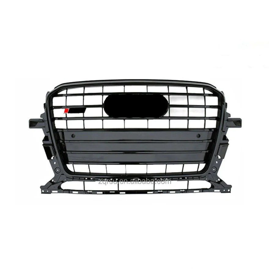 Black color car front bumper face lift grille for audi Q5 SQ5 front grille ABS material 2009-2013