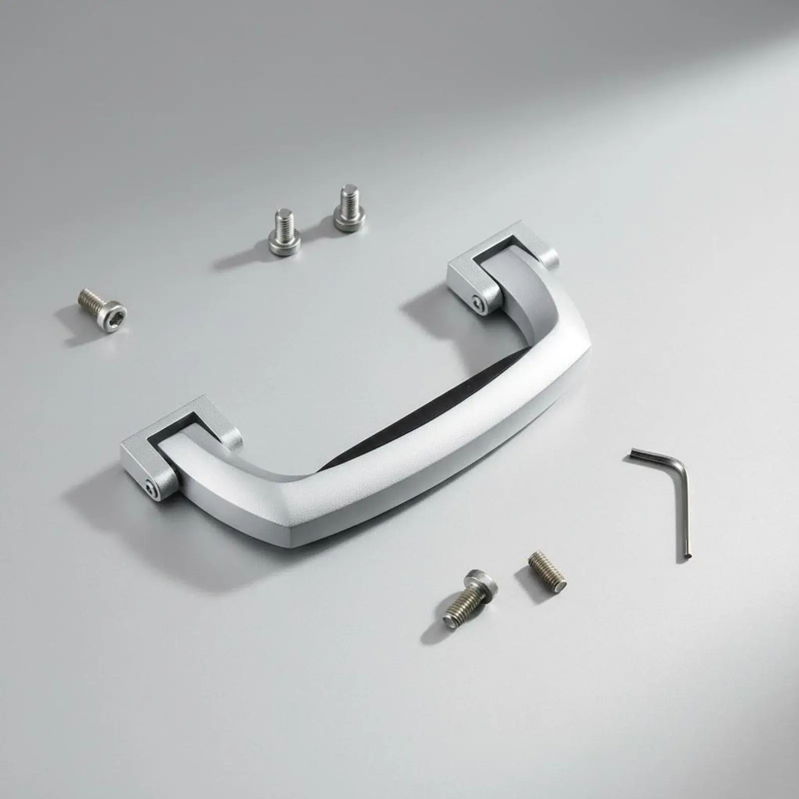 Luggage Pull Handle Zinc Alloy Construction Suitcase Replacement Handle Stable Structure Hardware Component for DIY Enthusiasts