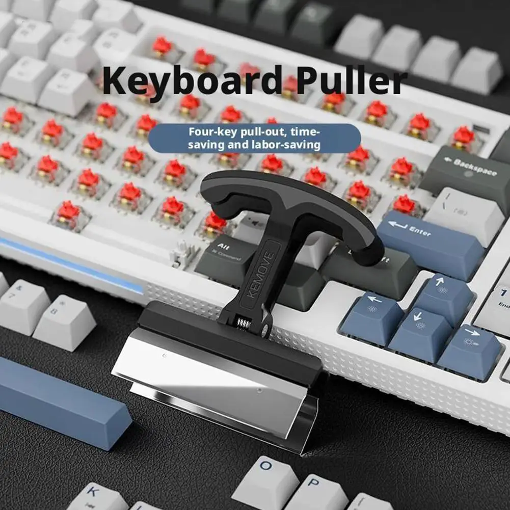 Keycap Puller 4 Tasten Entfernung Werkzeug Tastenkappen Entferner für Mechanische Tastaturen Entfernen Befestigungs Werkzeuge U3G7