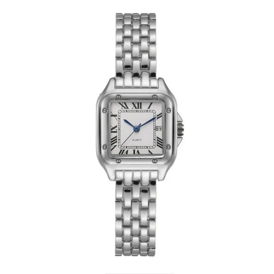MAYZHISU Frauen Uhr Licht Luxus Retro Frauen Quarz Gold Armbanduhr Edelstahl Wasserdichte Weibliche Uhr Damen Uhr