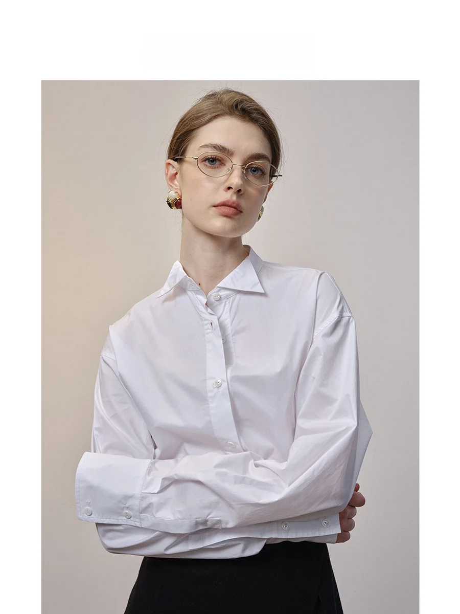 

Женская футболка из высококачественного длинноволокнистого хлопка Havehas, белая, для повседневной носки, 80 штук, приятная к коже, дышащая