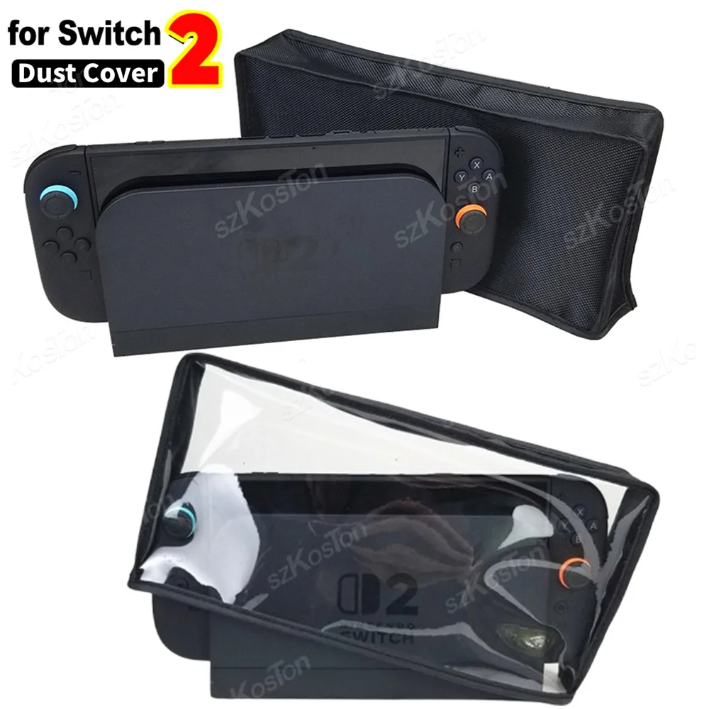 Oxford pano capa de poeira para switch 2 console de jogos anti risco guarda poeira à prova dwaterproof água capa manga para switch2 acessórios de jogos