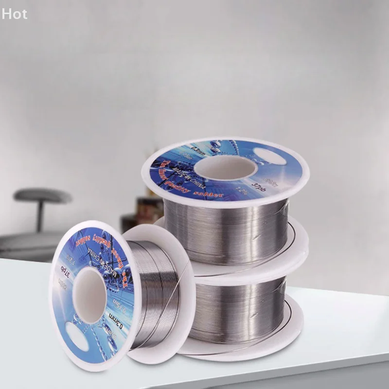

High Purity Tin Line 0.3mm Wire Solder Ingest Flux Reel Welding Line Lead Rosin Core Tin Wire For Repair Low Melting Point