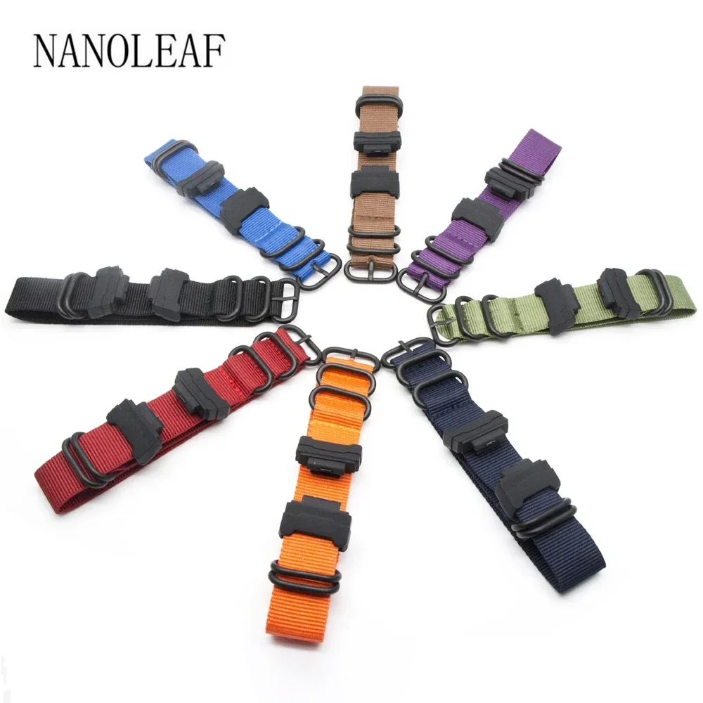 

New Multicolor Blet Premium Nylon Watchband Adapters for Casio G-Shock Series Watch Strap Replace Band 22MM Bracelet Accessories