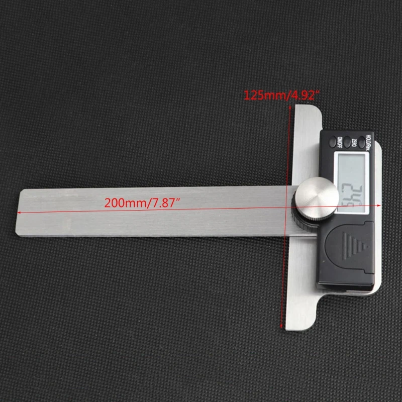 Stainlees Steel Digital Display Fastening Protractor Meter 0-180 Degree Electronic Protractor Angle finder Measuring Tool