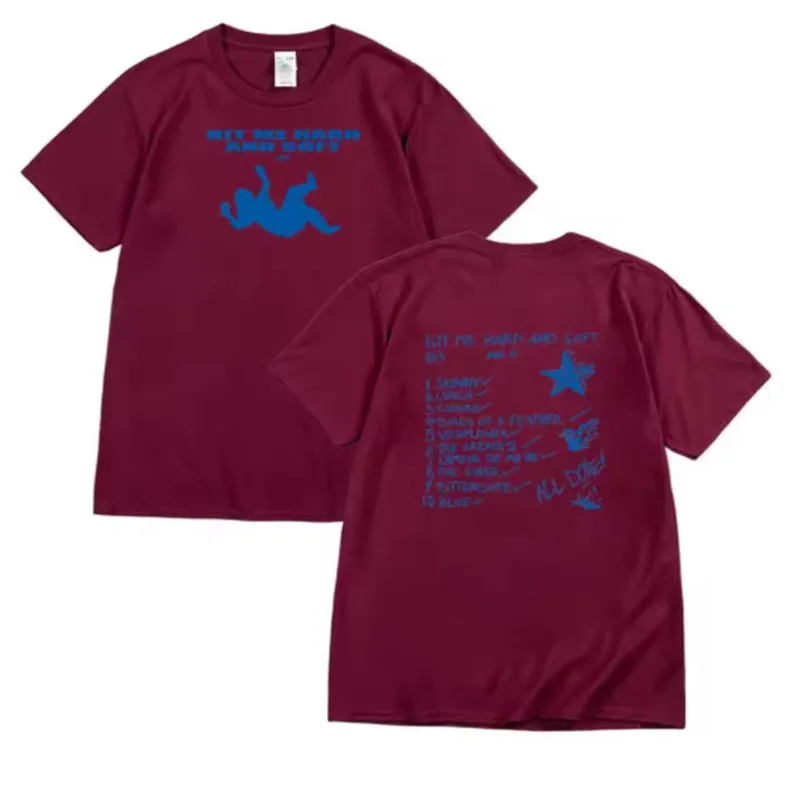 الصيف الرجال والنساء تي شيرت بيلي ضرب لي الصلب والناعم تي شيرت مطبوع س الرقبة القطن الأوروبي حجم عادية قصيرة الأكمام