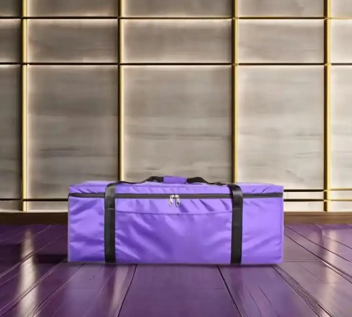 Canvas Heavy Duty Carry Case for Alchemy set  Crystal Singing Bowl Purple Canvas Material to Protect Bowls Safety