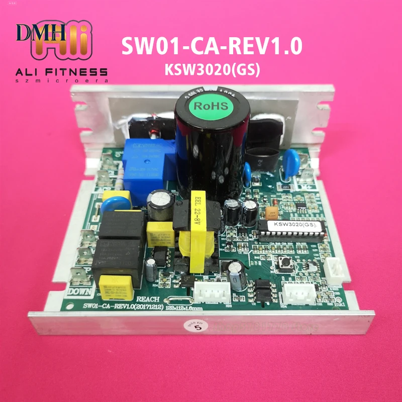 Novo Controlador de Motor para Esteira SW01 CA REV1.0 KSW3020 para Esteira Reebok OMA 1395CA, Placa de Controle Inferior e Placa-Mãe de Alimentação