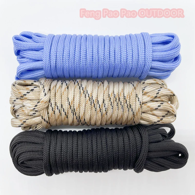 Paracord de 7 núcleos para supervivencia, cordón de paracaídas, cuerda de Camping, escalada, senderismo, tendedero, 10M, 20M, 31M, diámetro de 4mm