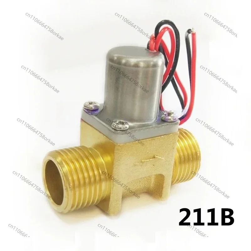 Brass G1/2 Inch Miniature Induction Sanitary Ware Bistable Water Control Pulse Solenoid Valve Energy Saving Valve 211B 211C