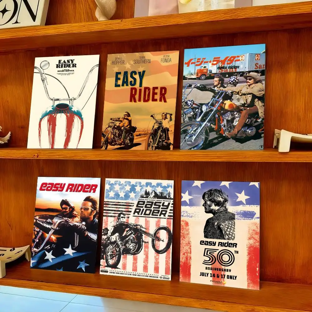Easy Rider Poster Sticky Painting Prints Wall Art Waterproof Home Living Bed Room Bar Cafe Aesthetic Decor - view 3